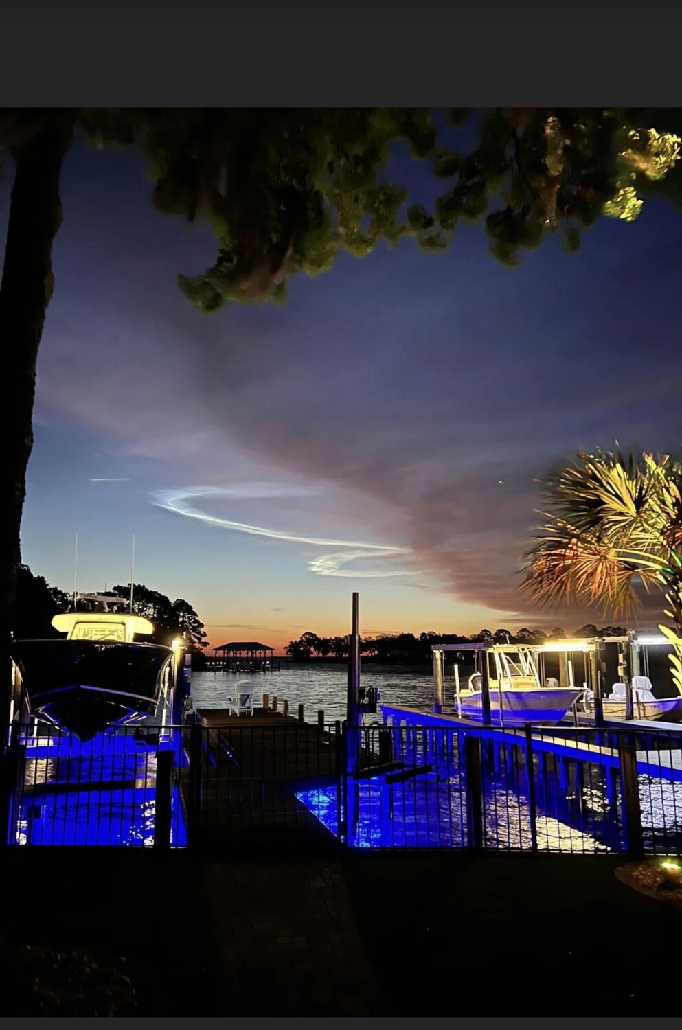 Space X over Santa Rosa Beach FL