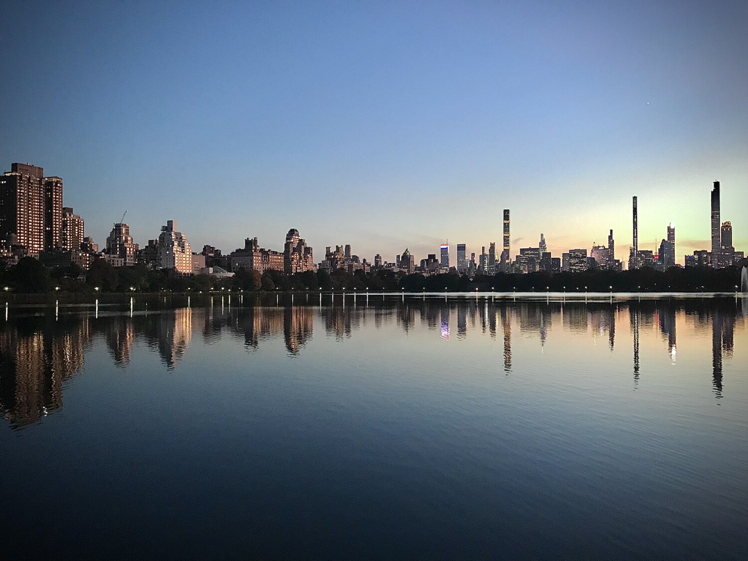 Dusk in Central Park