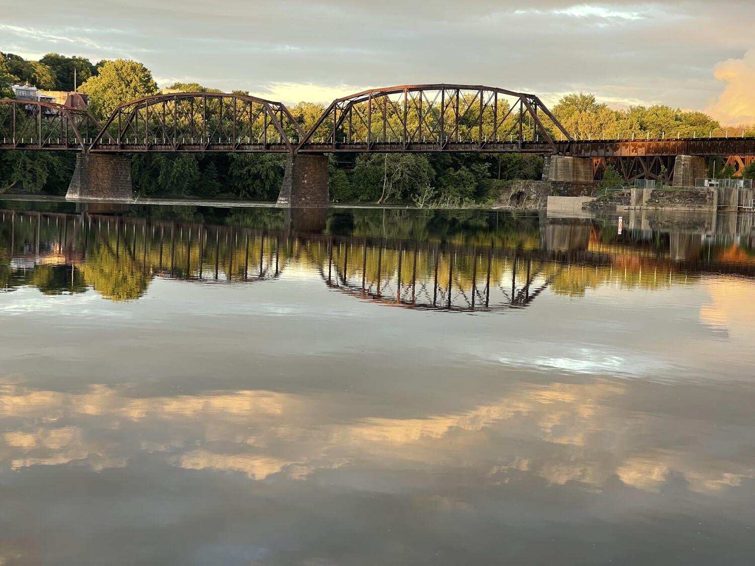 Delaware River Reflection