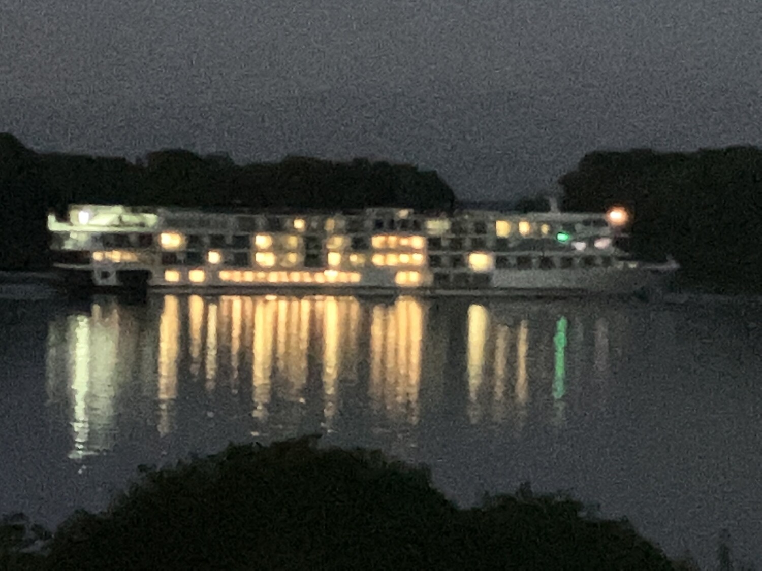 Riverboat in the morning