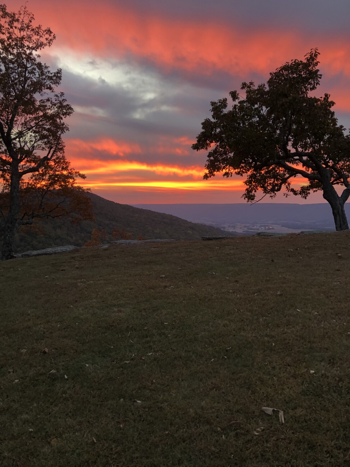 Sunset in the mountains