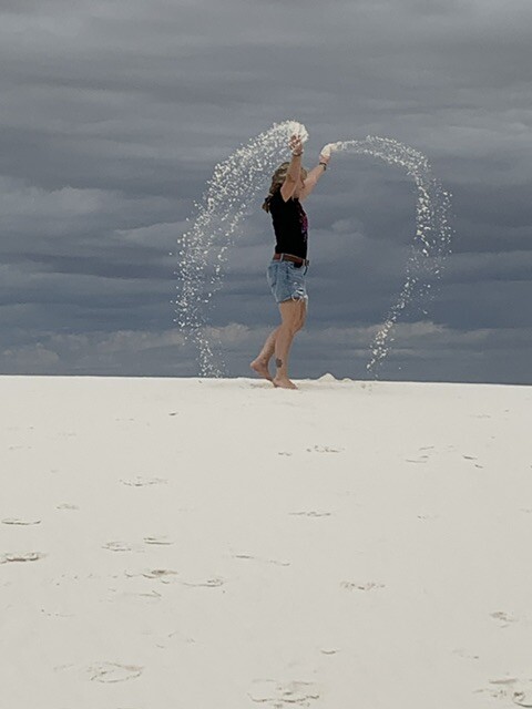 White sands