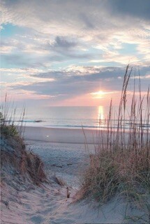 Sunrise on the beach