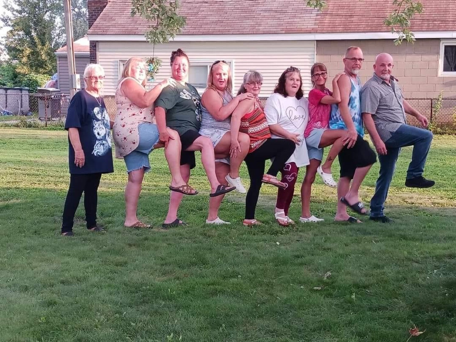 Momma and her 8 children