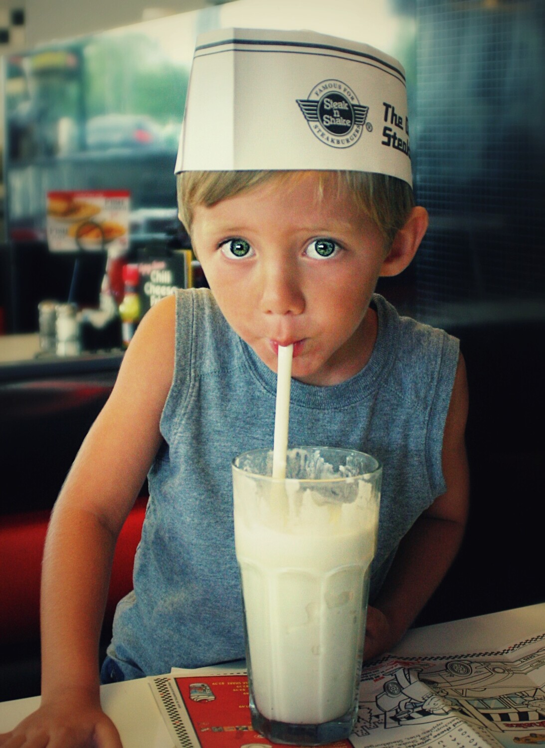 sipping on happiness-one milkshake at a time