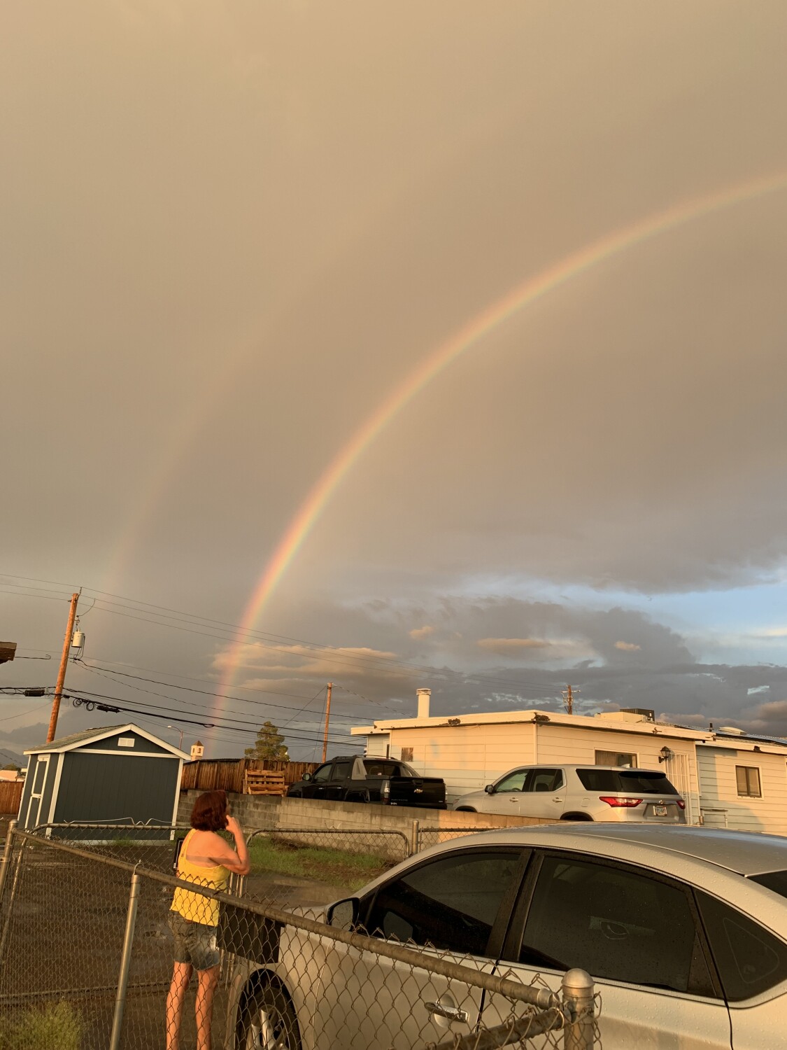 Double Rainbow in Henderson Nevada