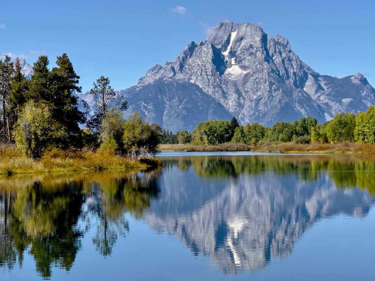Oxbow Bend at Grand Teton, Wyoming