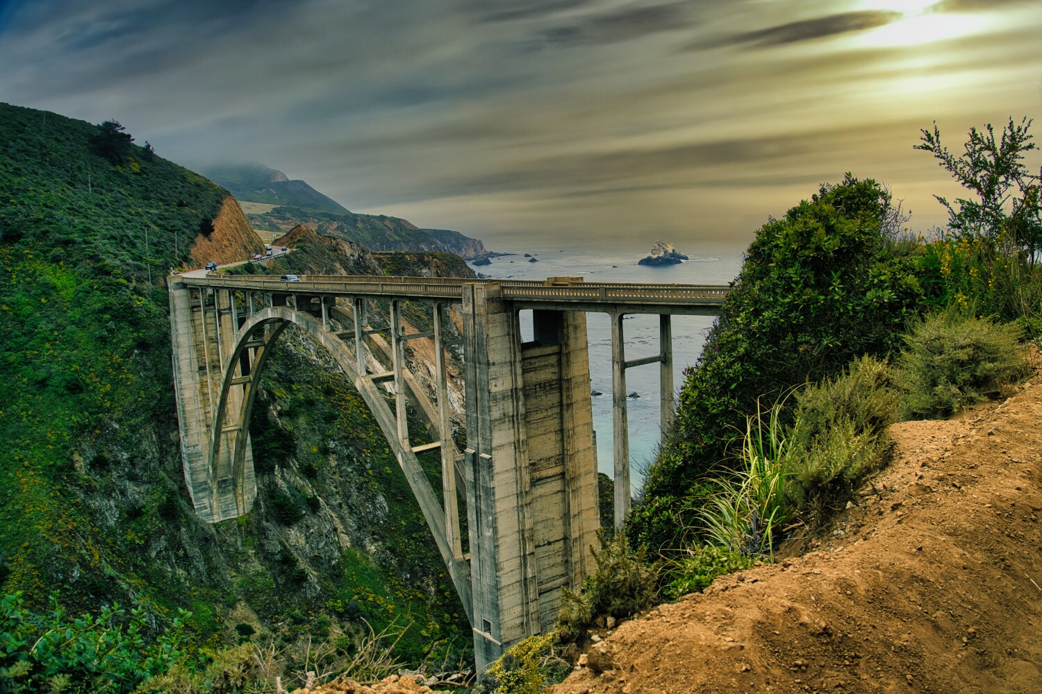 Majestic View of Bixby Creek Bridge