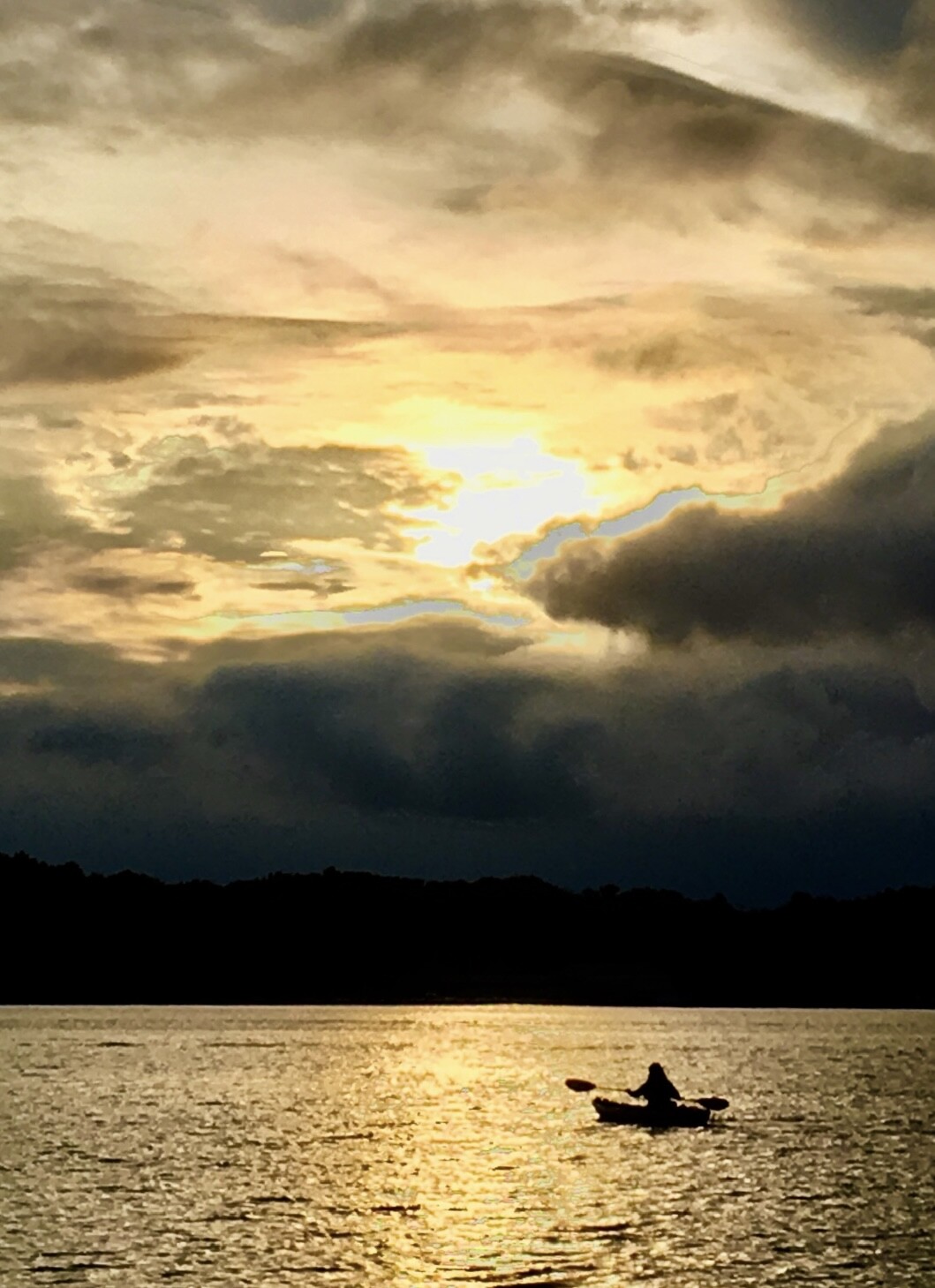 Kayak in the Sunset