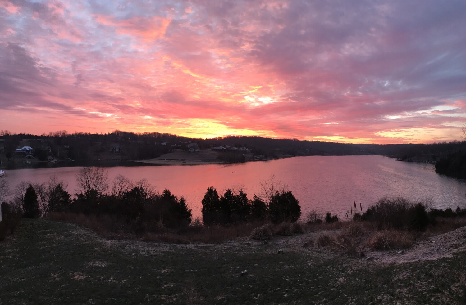 Sun Rise On The Lake