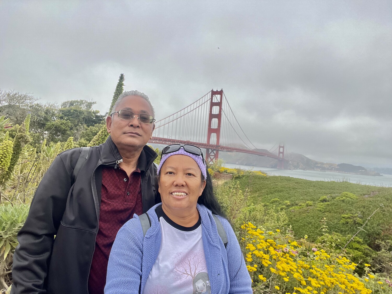 The first visit of the Golden Gate Bridge!