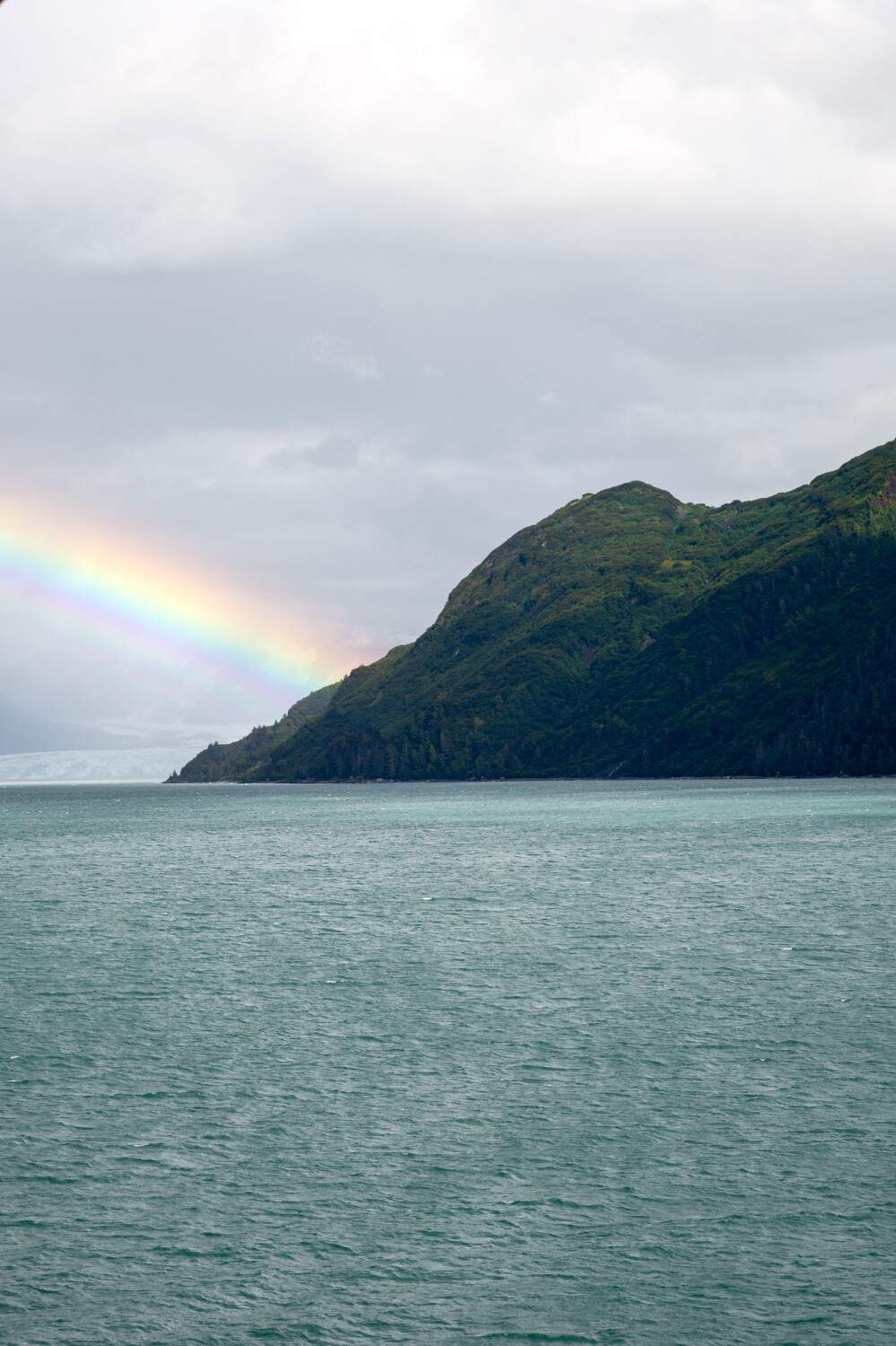 Rainbow in the Pacific Ocean