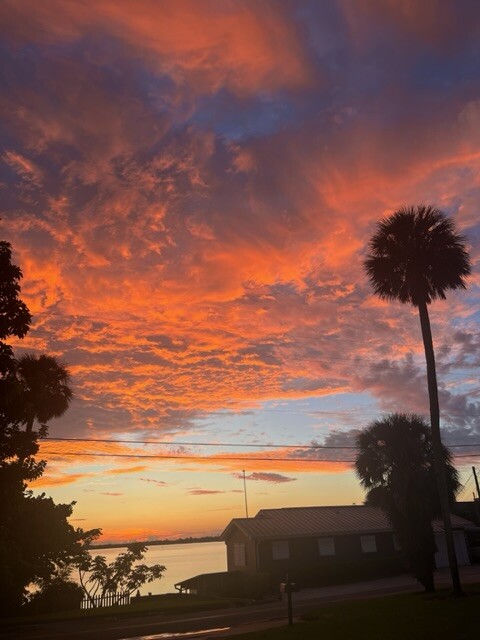 Sunrise over the river