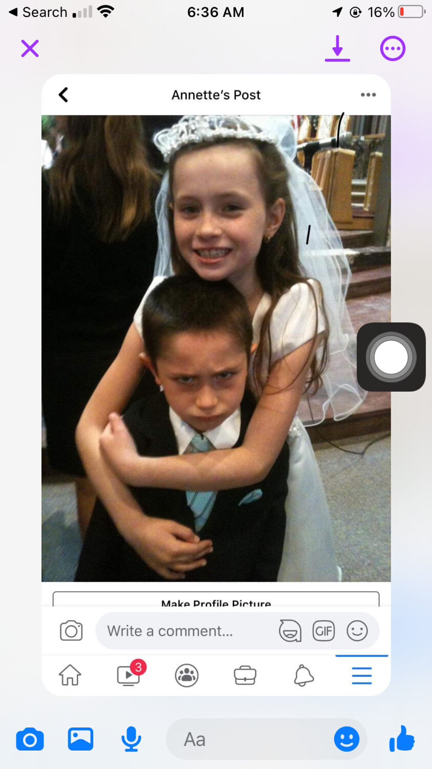 First communion