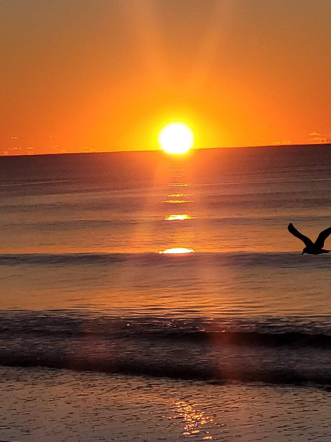 Sun over  the  Atlantic