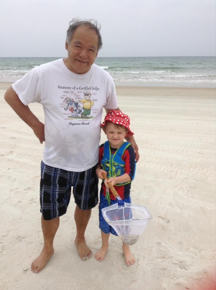 Fishing with Grandpa.