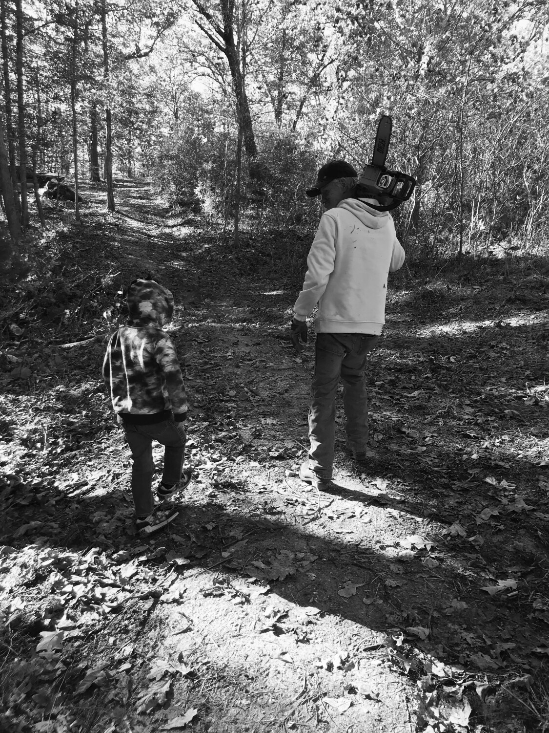 A boy and his grandpa