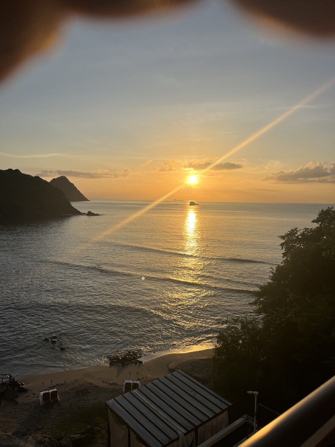 Sunset in St Lucia