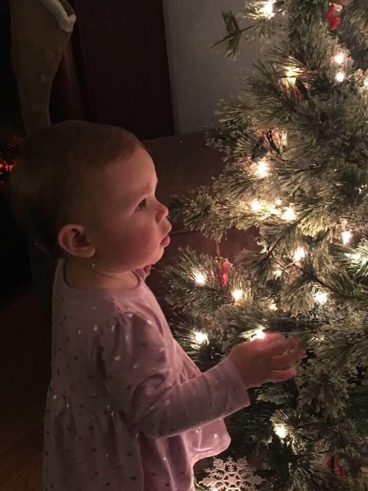 Christmas in the eyes of a one year old