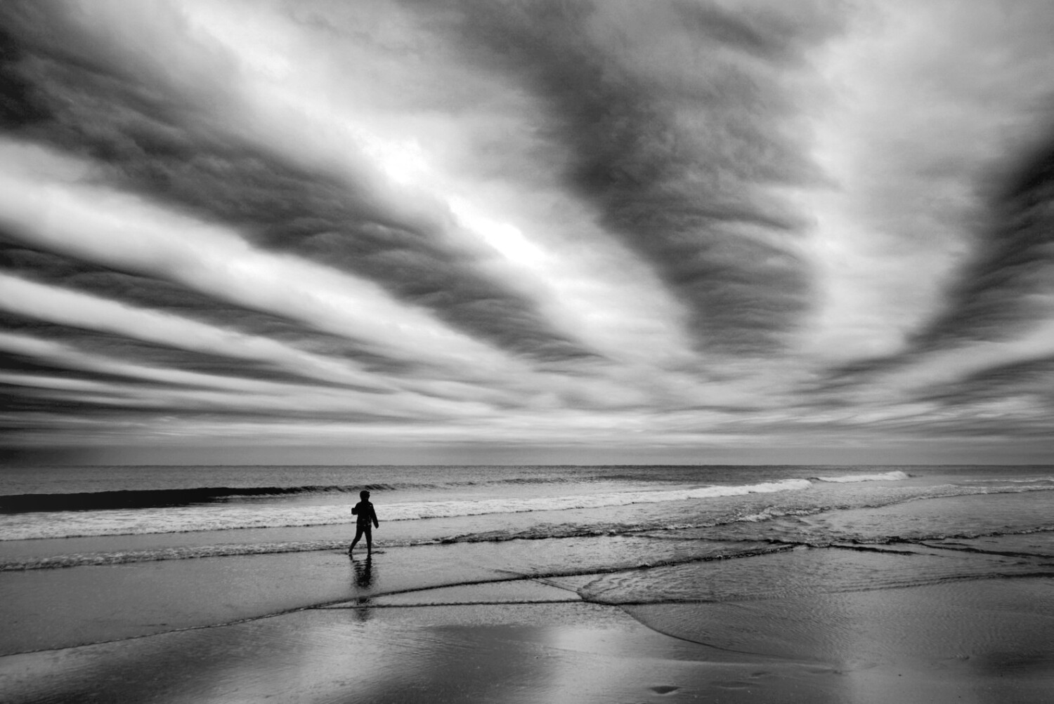 Wandering at the beach