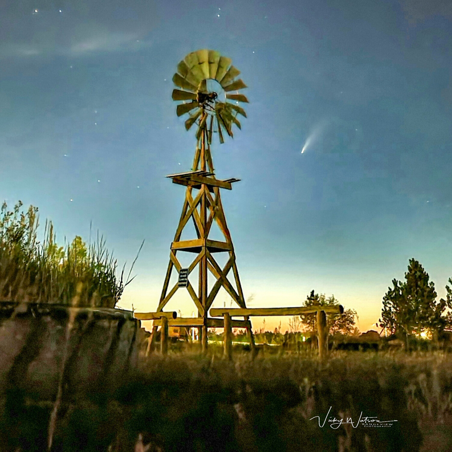 Neowise and Windmill