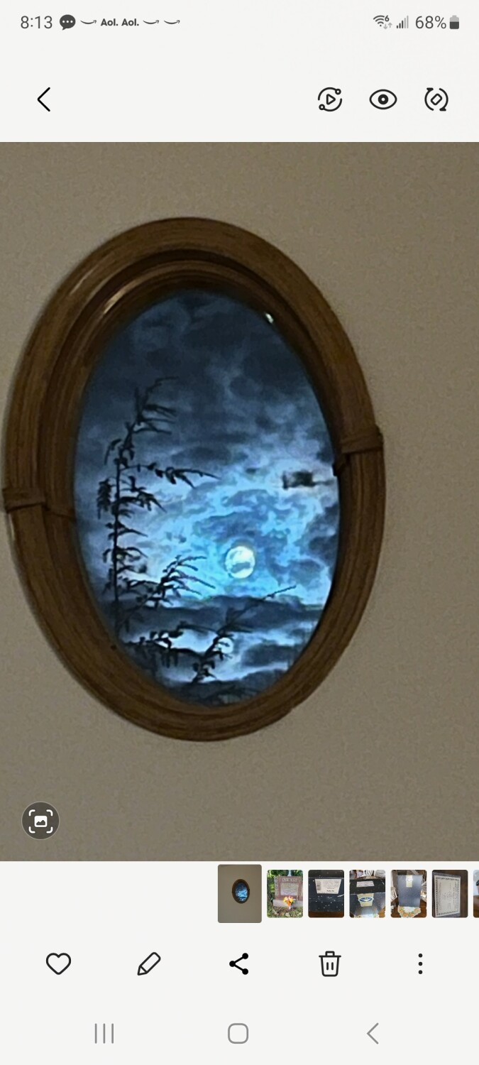 Moon over my house