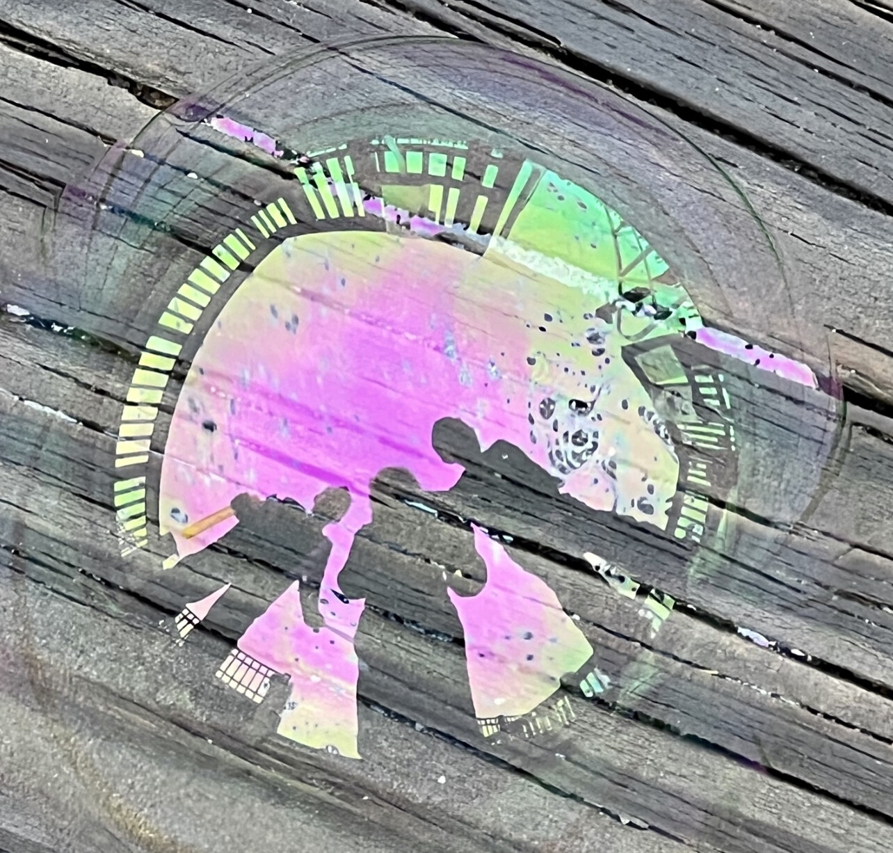 Bubbles and grandsons