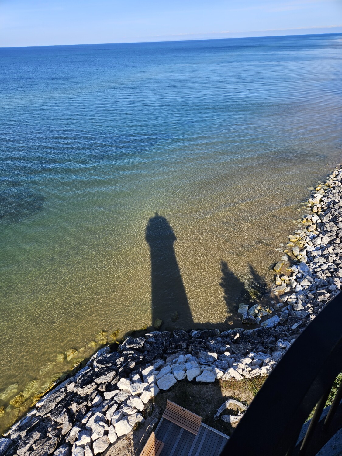 On top of the lighthouse