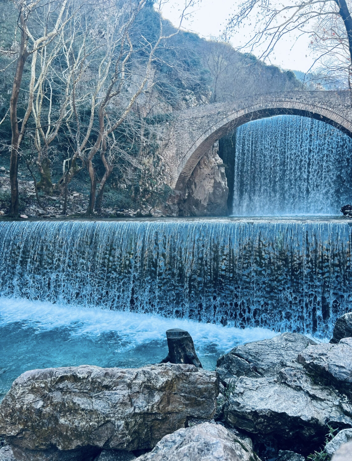 Waterfall of Palaiokarya