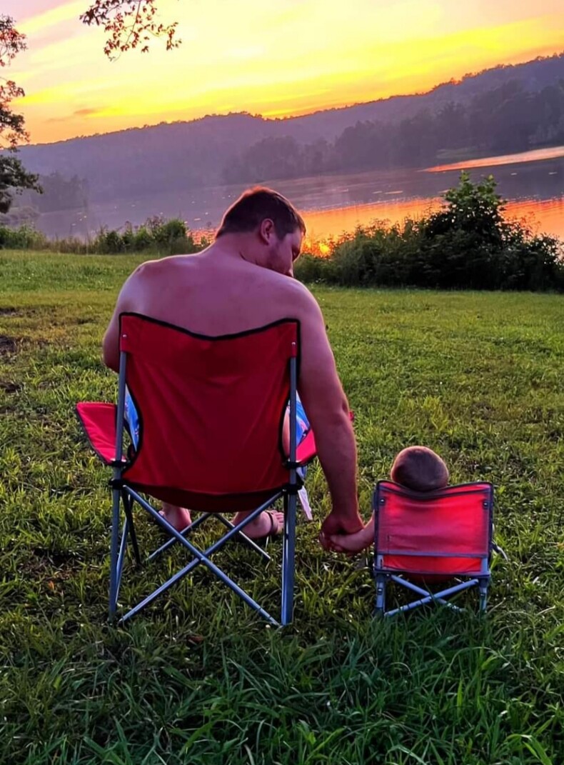 Sunset with Daddy