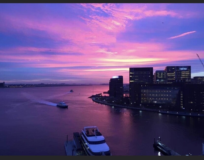 Morning Sunrise in Boston