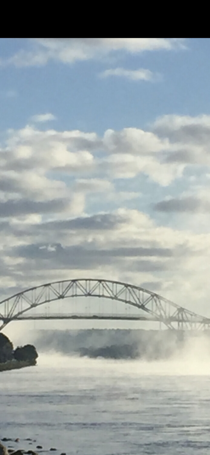 Early morning on the cape cod canal