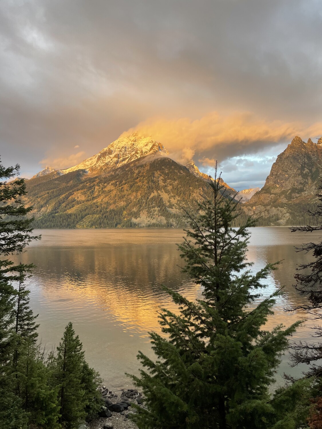 Sunrise on the Teton Mountain Range
