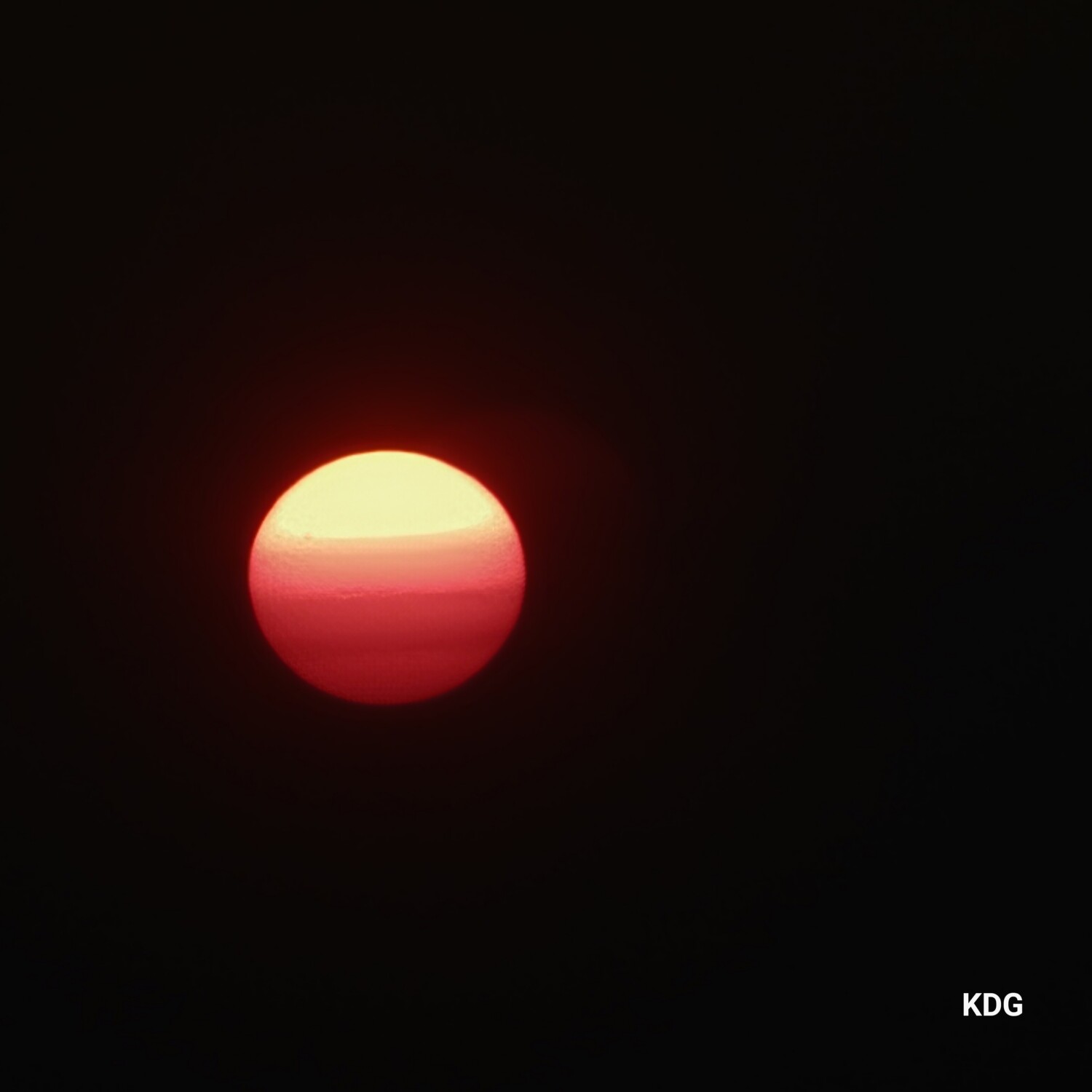 Red Sun Setting