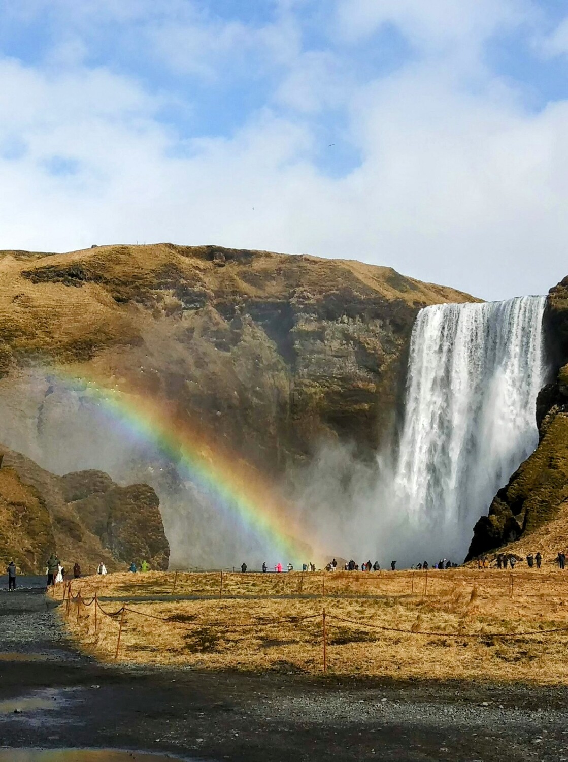 Magical Rainbow Waterfall
