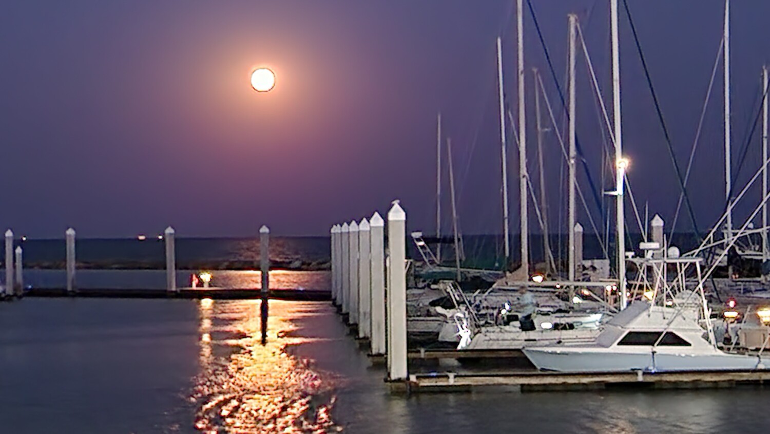 Blue Moon over the Bay
