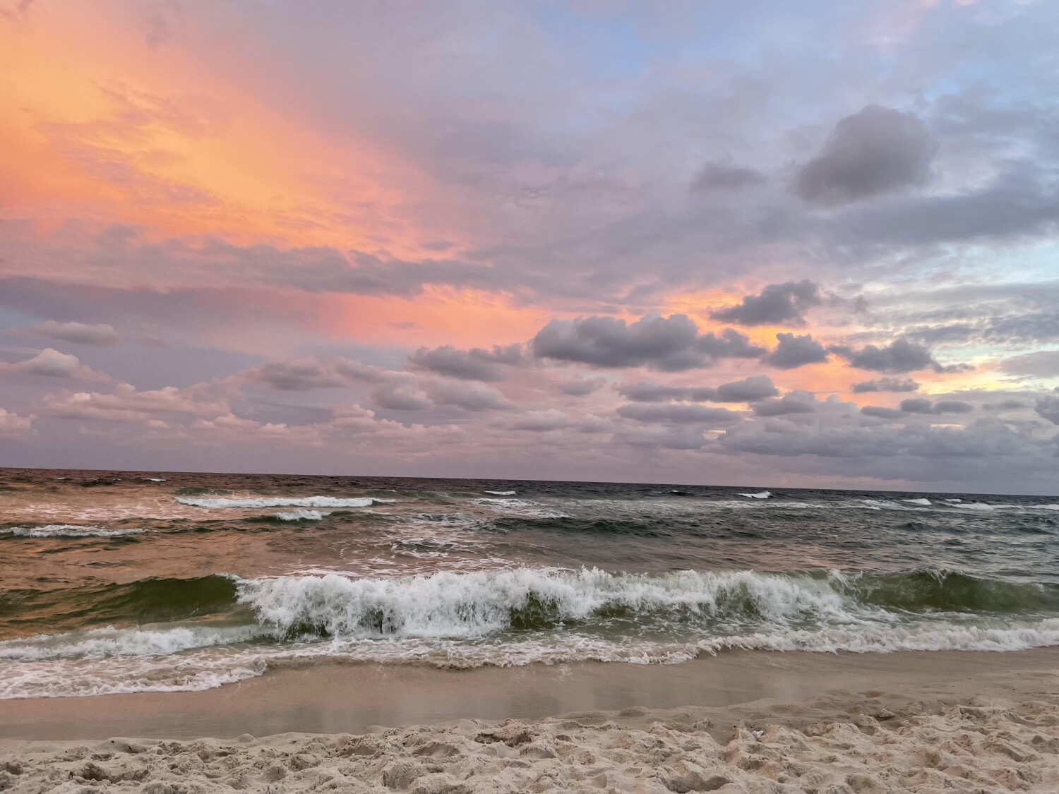 Pink sky at night Sailors delight