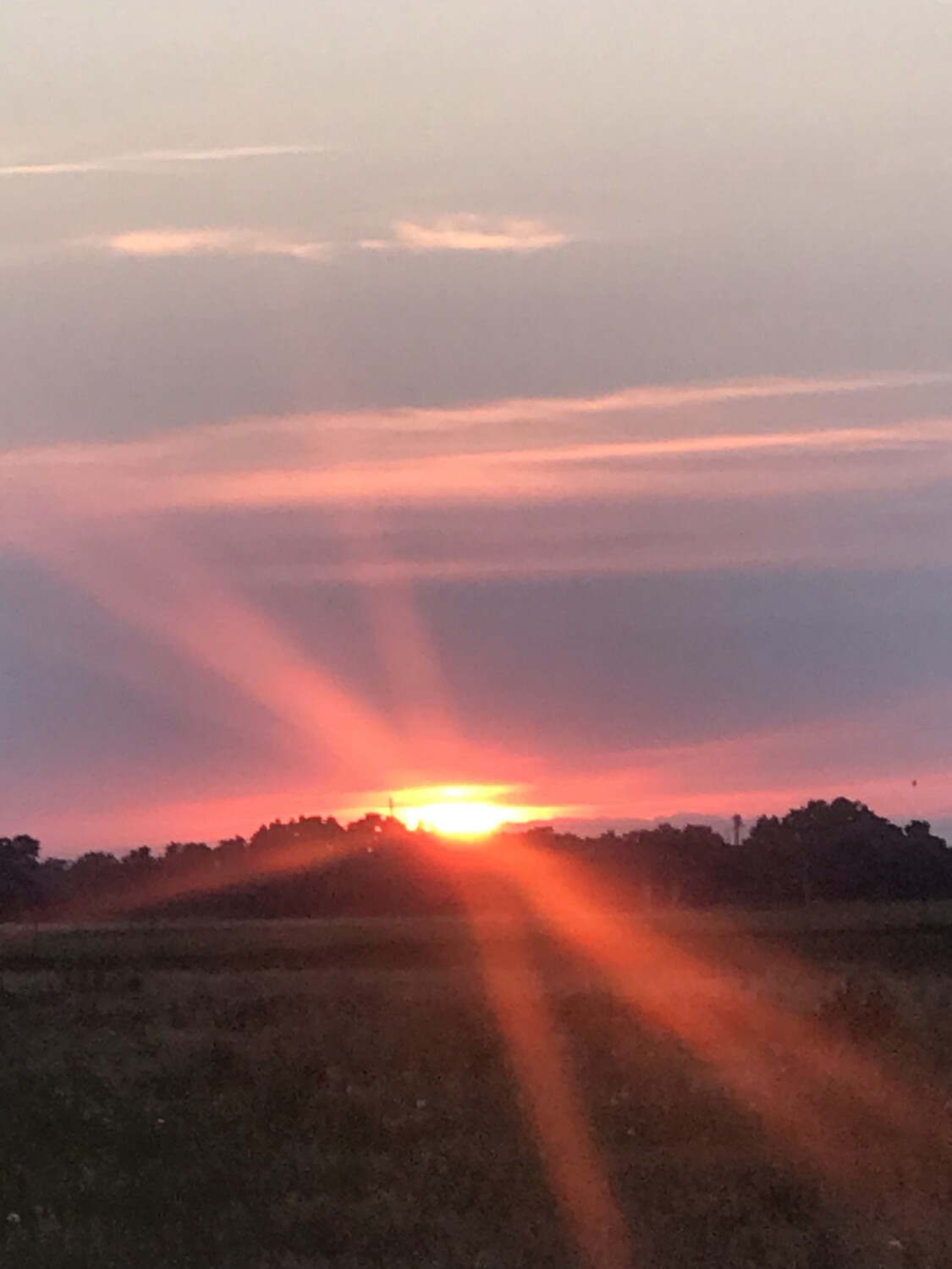 When the day ends in a beautiful sundown