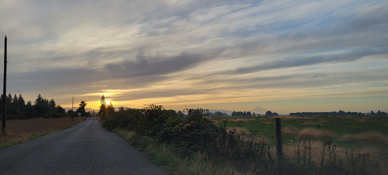 Beautiful Sunset/Hood