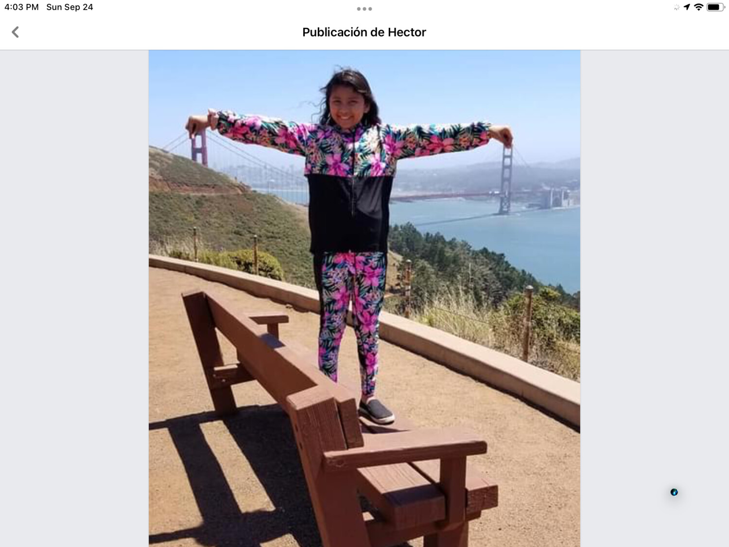 En el puente de San Francisco