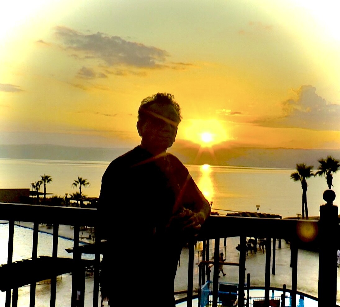 Sunset Dead Sea Jordan
