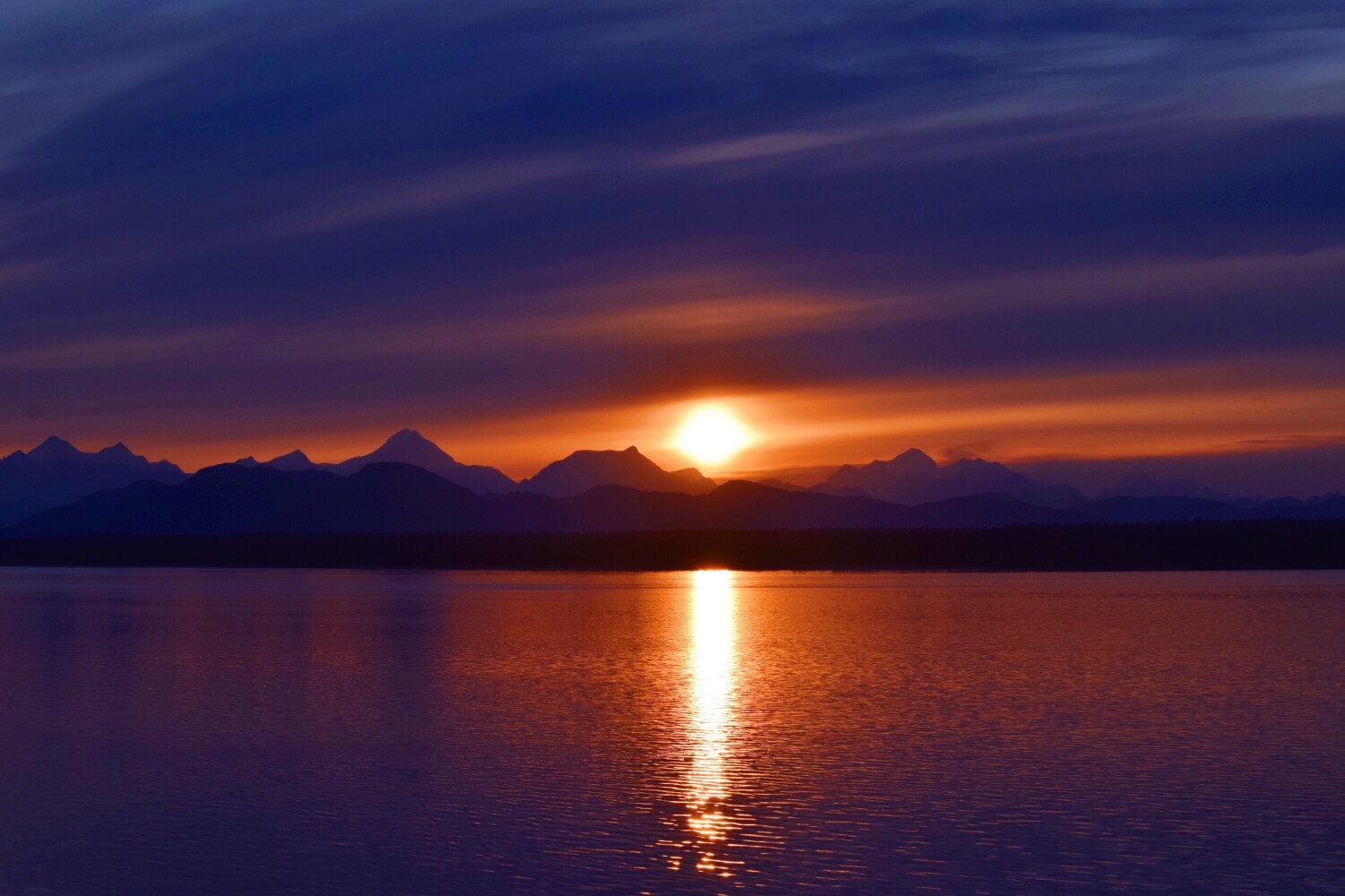 Alaska sunset