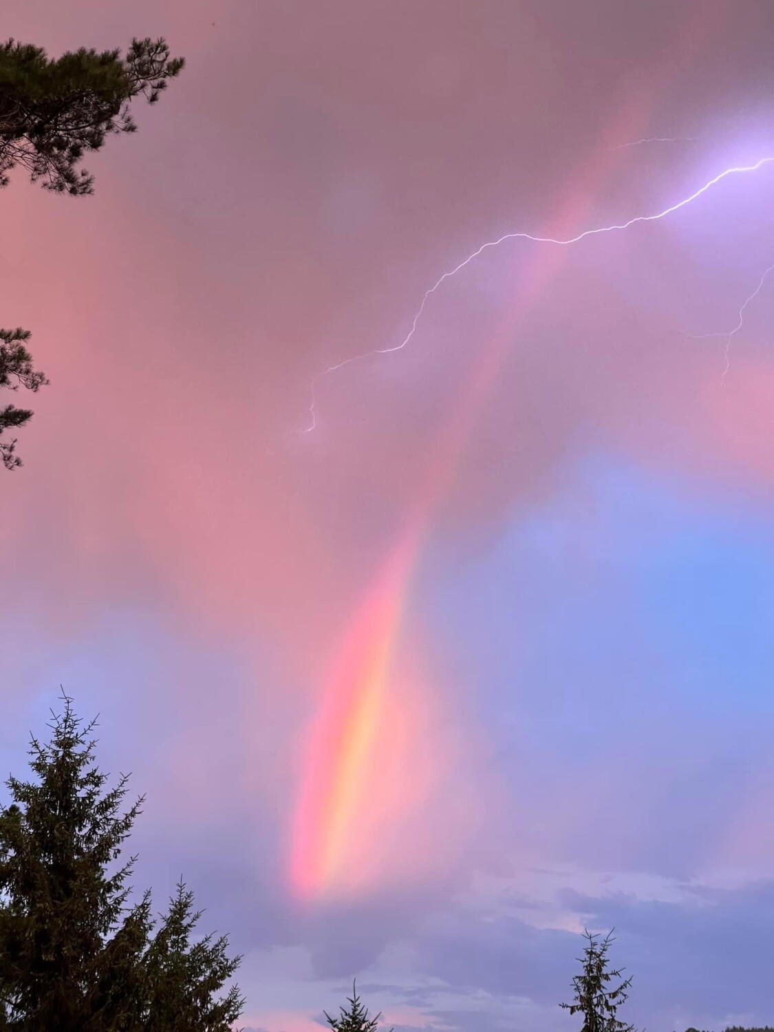 Lightening stormy over Eastern Oregon