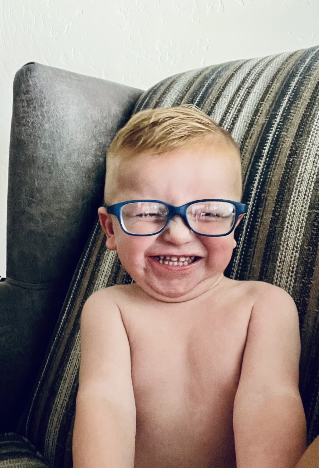 Wesley’s 1st Day Wearing Glasses