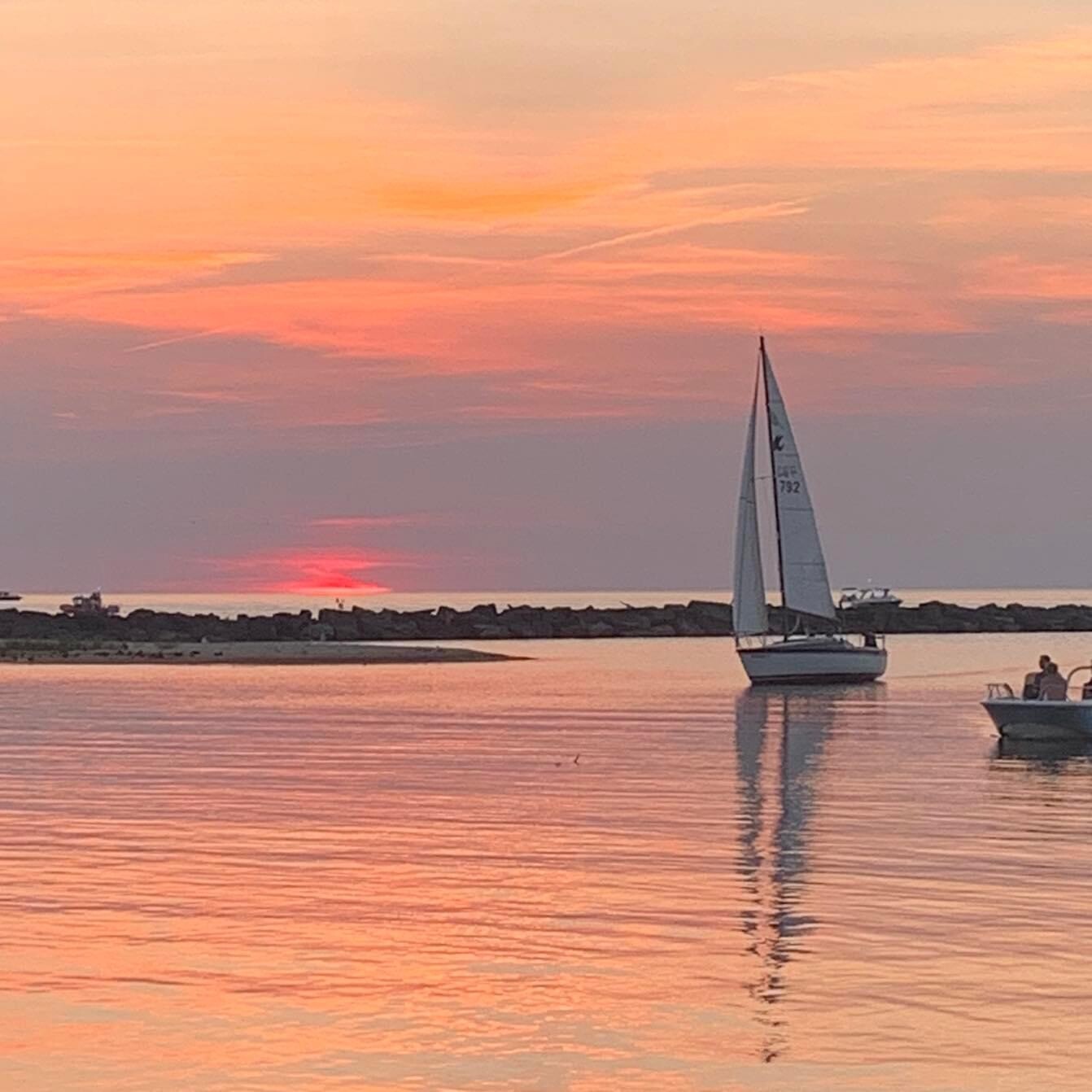 Sunset sailing