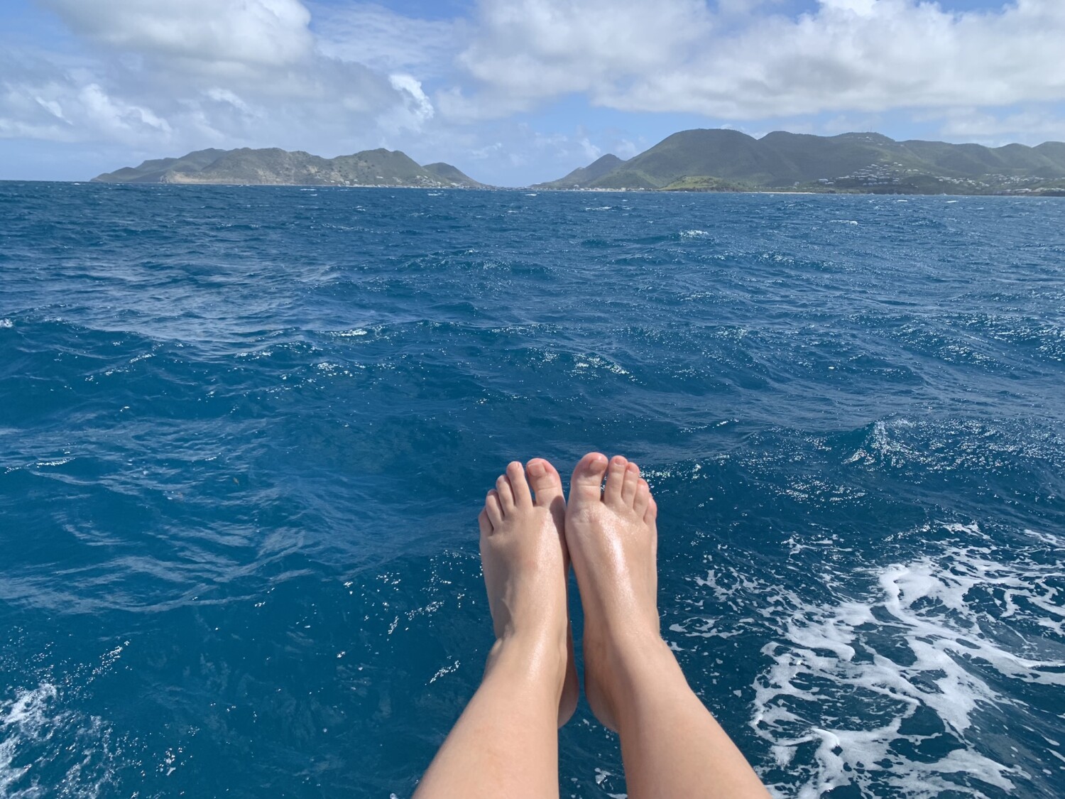 Sailing in the Carribean