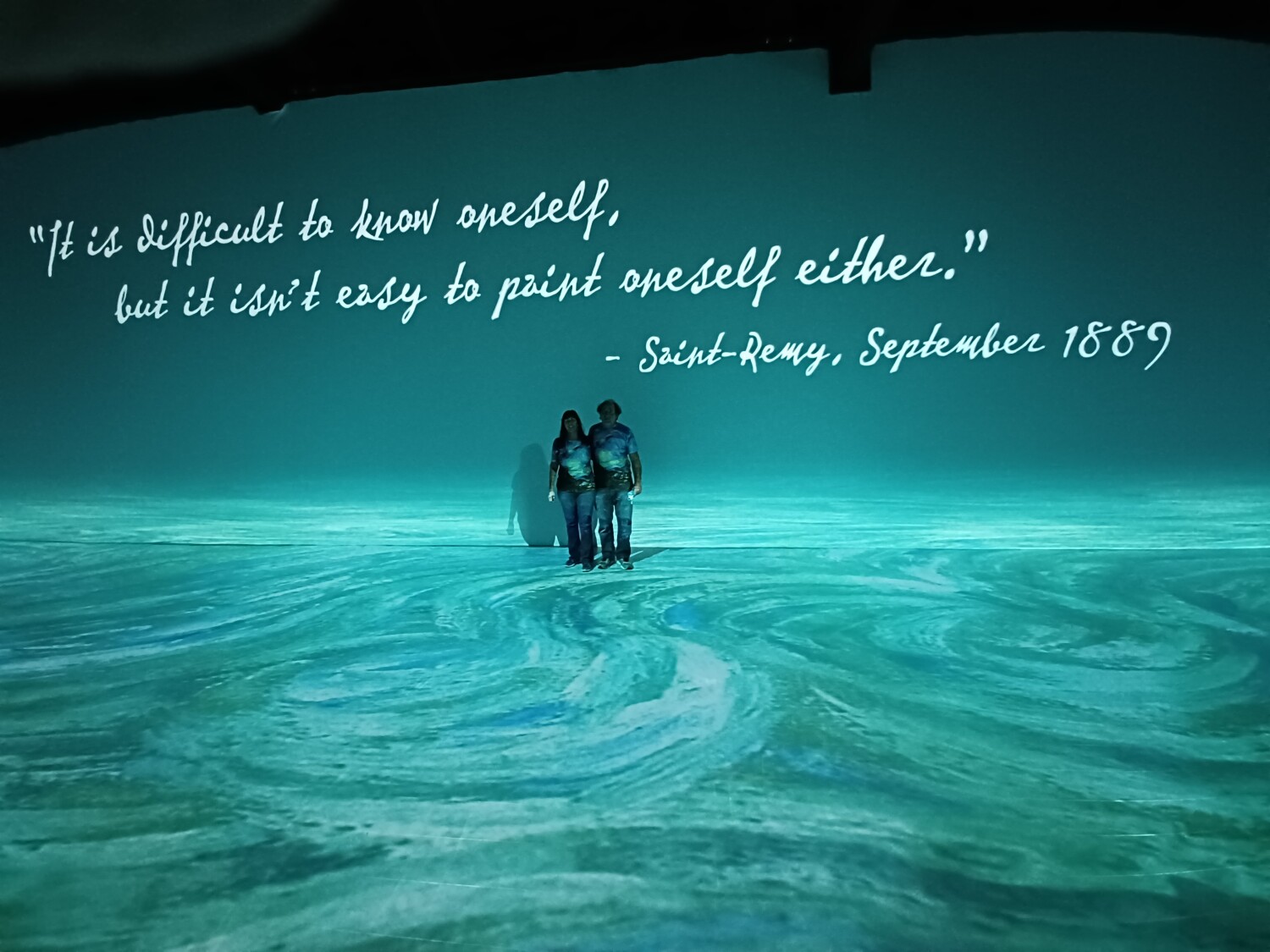 In the middle with you