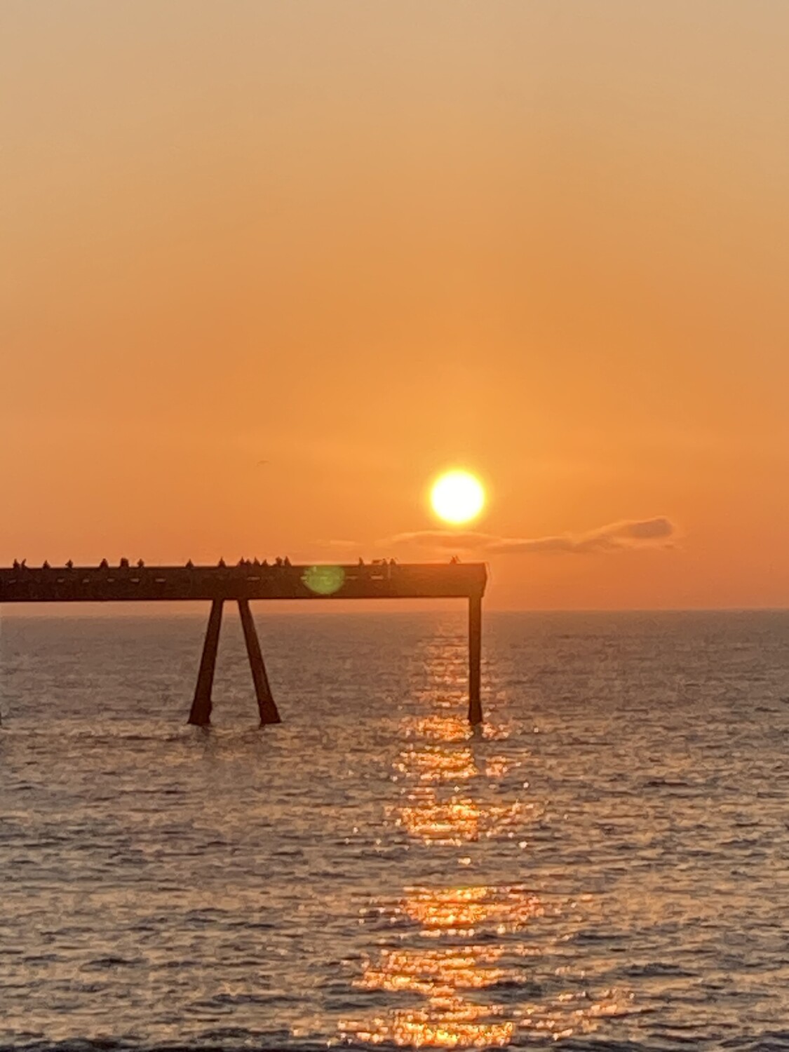 Sunset in Pacifica pier