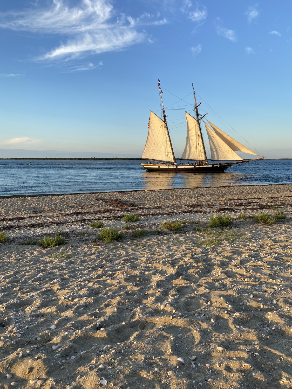 Golden hour at brant point