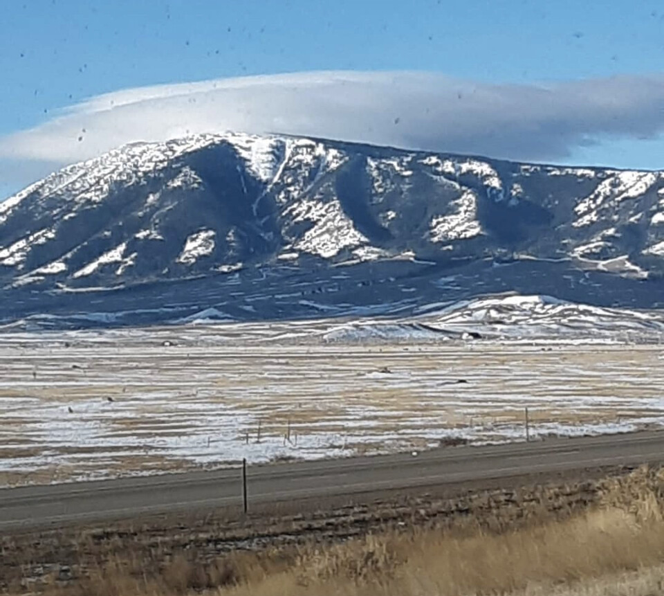 Snow cap Mountains of Wyoming
